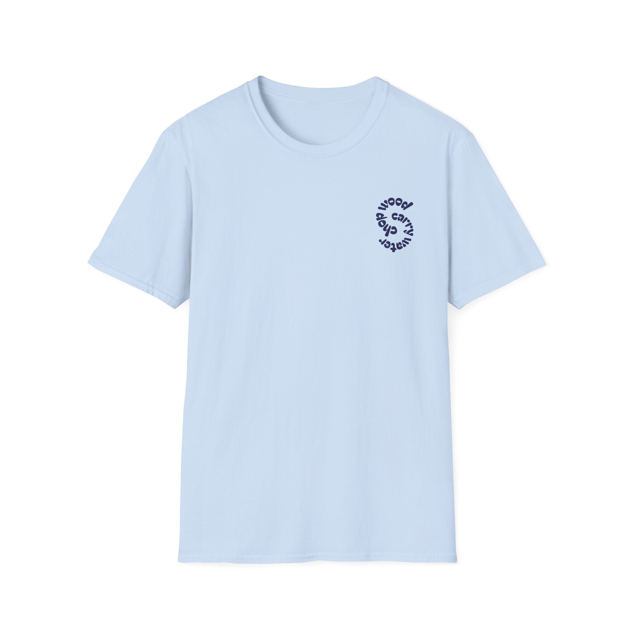 Chill Vibes T-Shirt — 'Water, Earth, Air, Fire' Circle Graphic