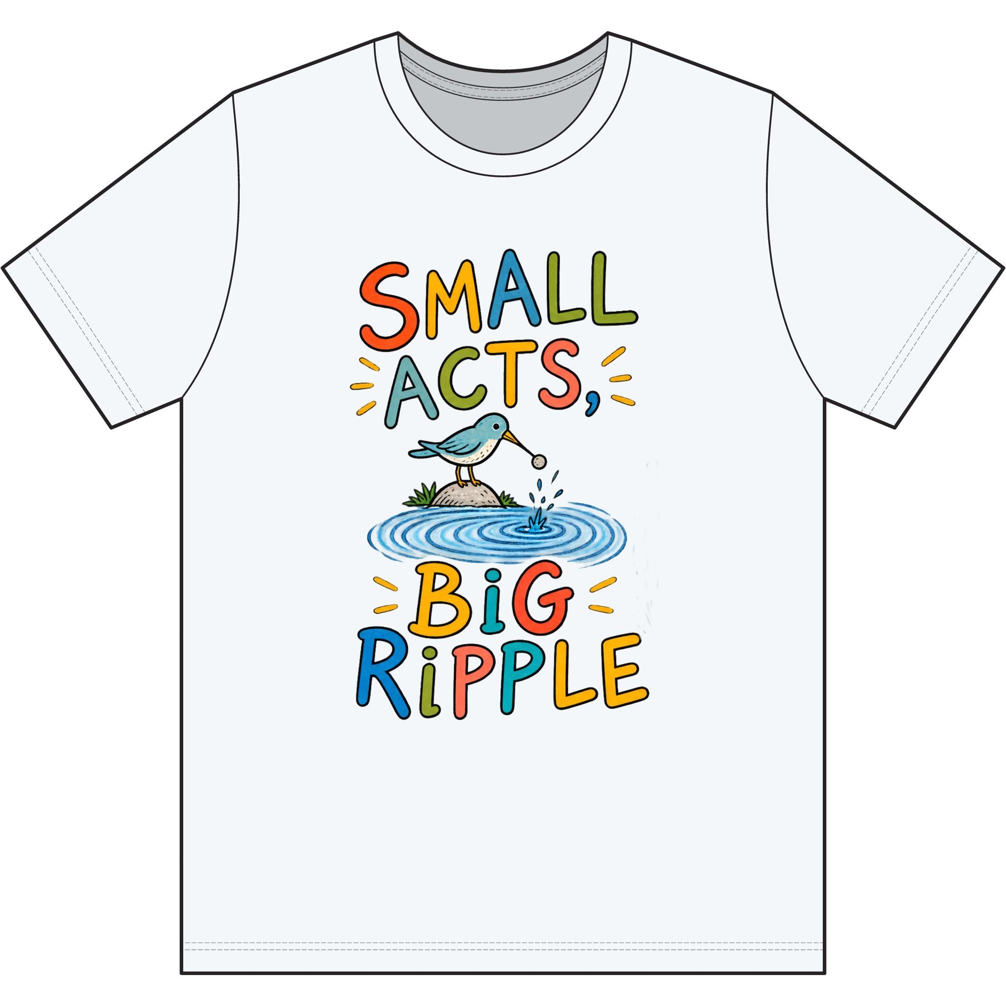 Small Acts, Big Ripple T-Shirt (Youth)