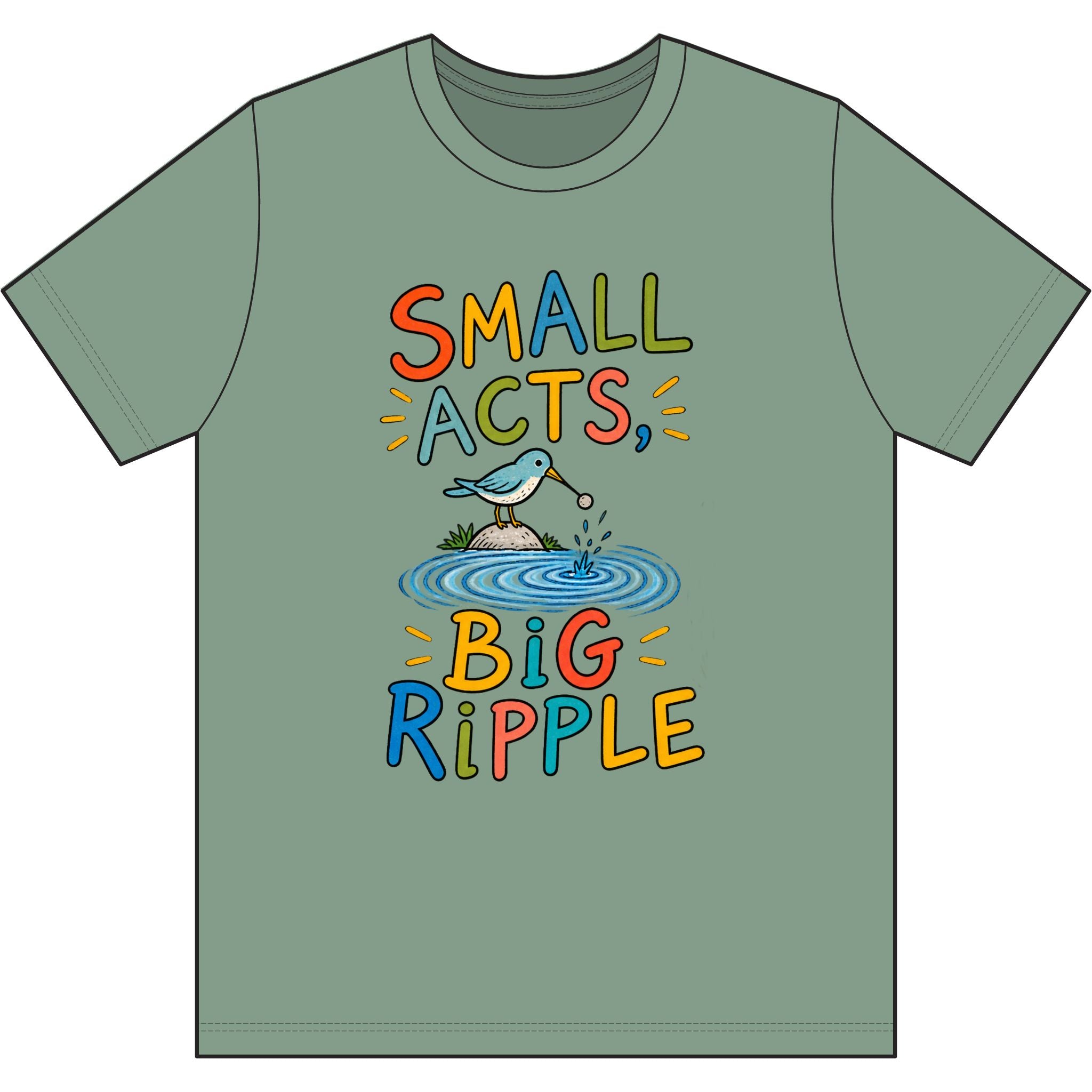 Small Acts, Big Ripple T-Shirt (Youth)