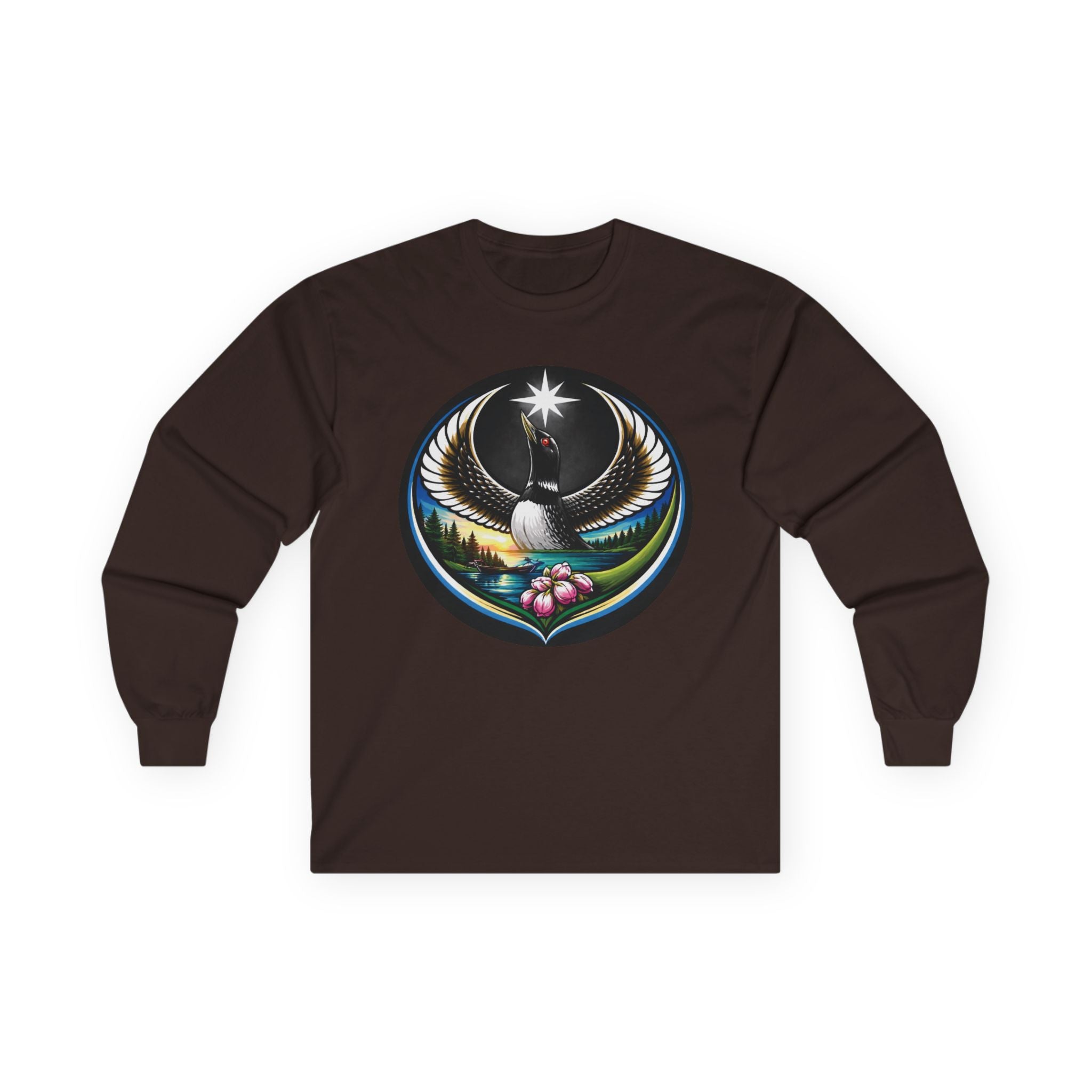 Minnesota Loon Long Sleeve Tee — State Emblem, Unity & Resilience