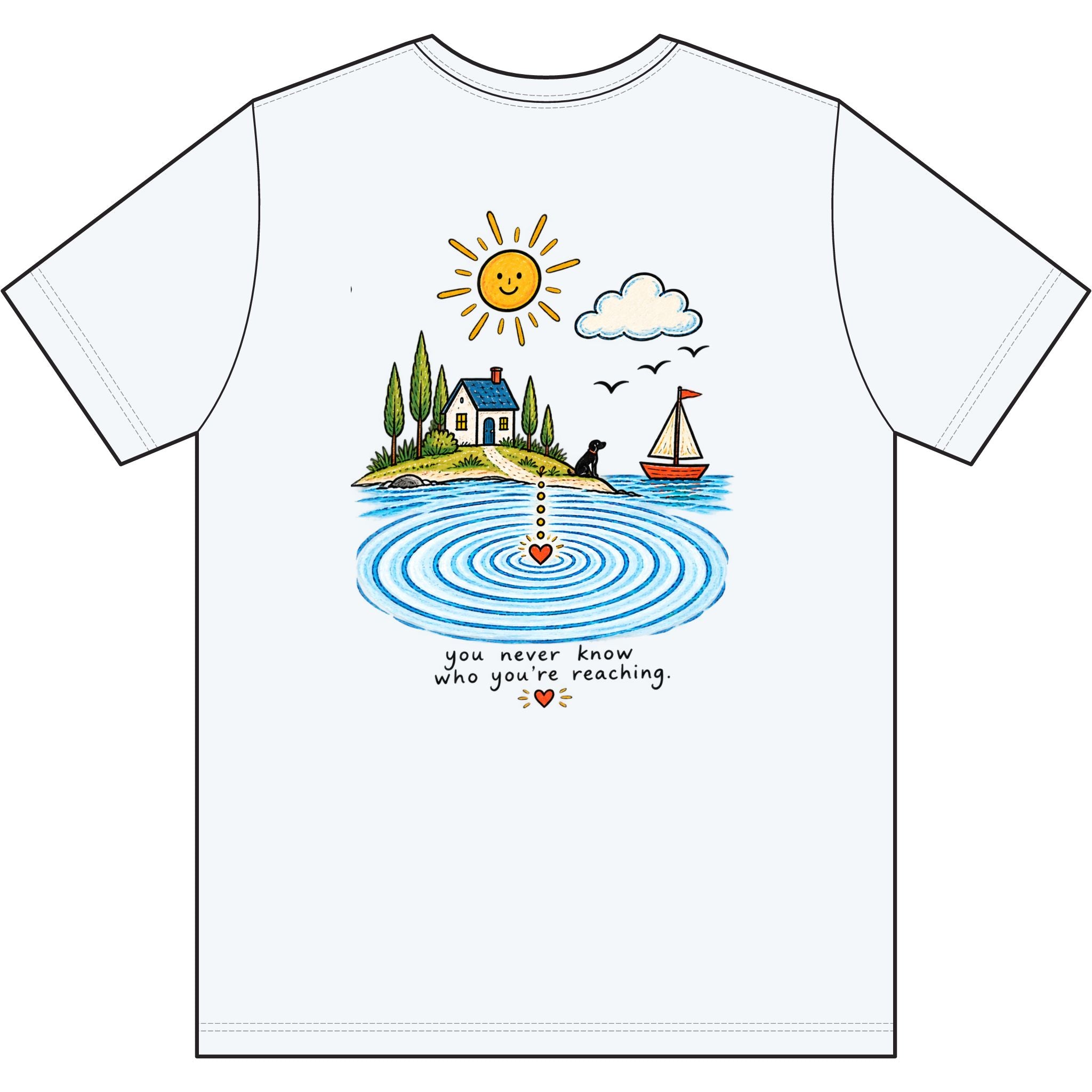 Small Acts, Big Ripple Tee — Inspirational Ripple Effect Cotton T‑Shirt