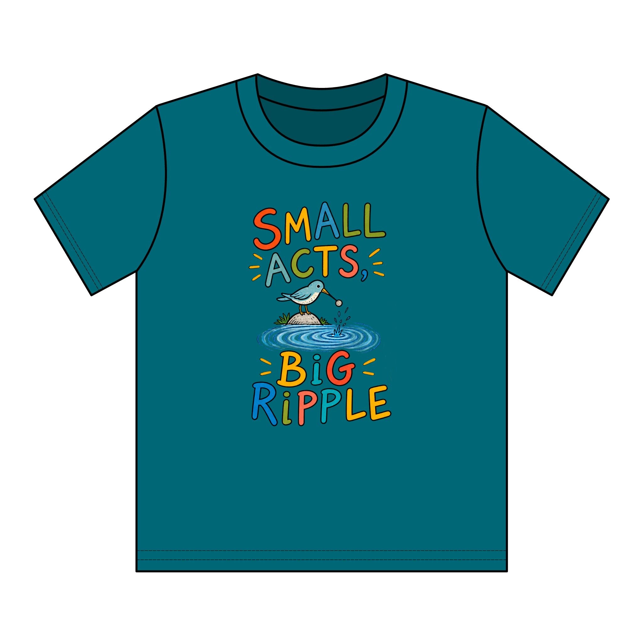 Small Acts, Big Ripple T-Shirt (Youth)