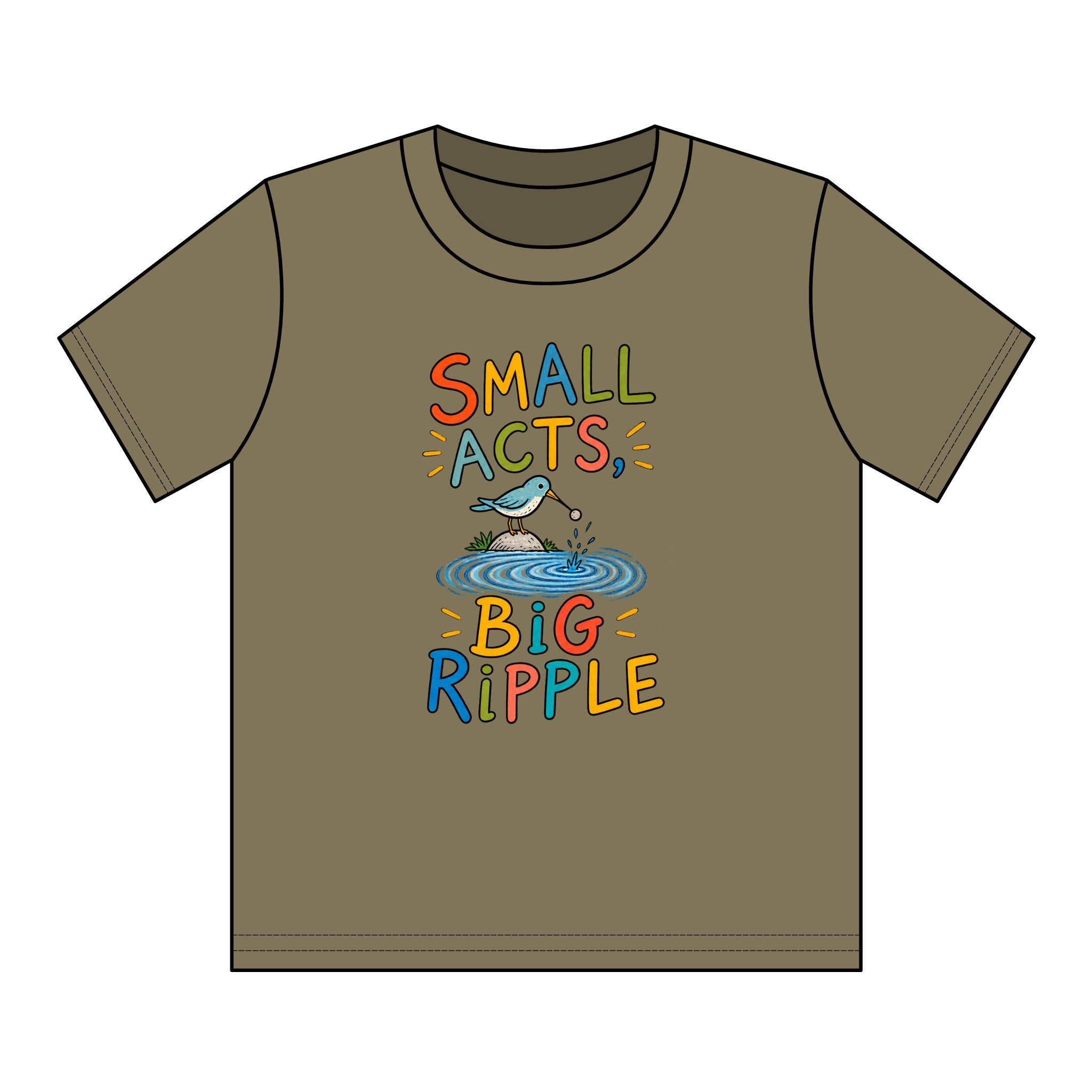 Small Acts, Big Ripple T-Shirt (Youth)