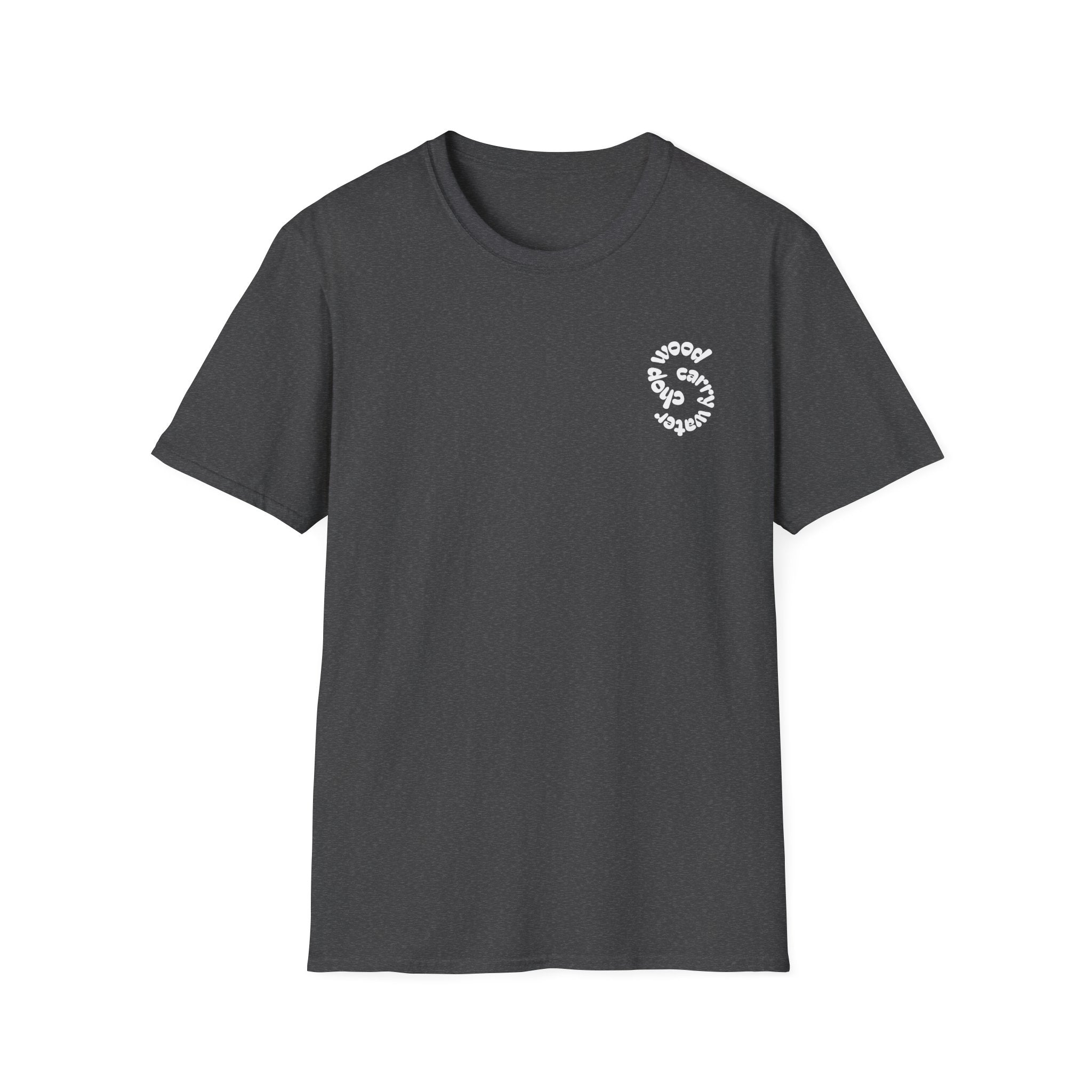 Chill Vibes T-Shirt — 'Water, Earth, Air, Fire' Circle Graphic