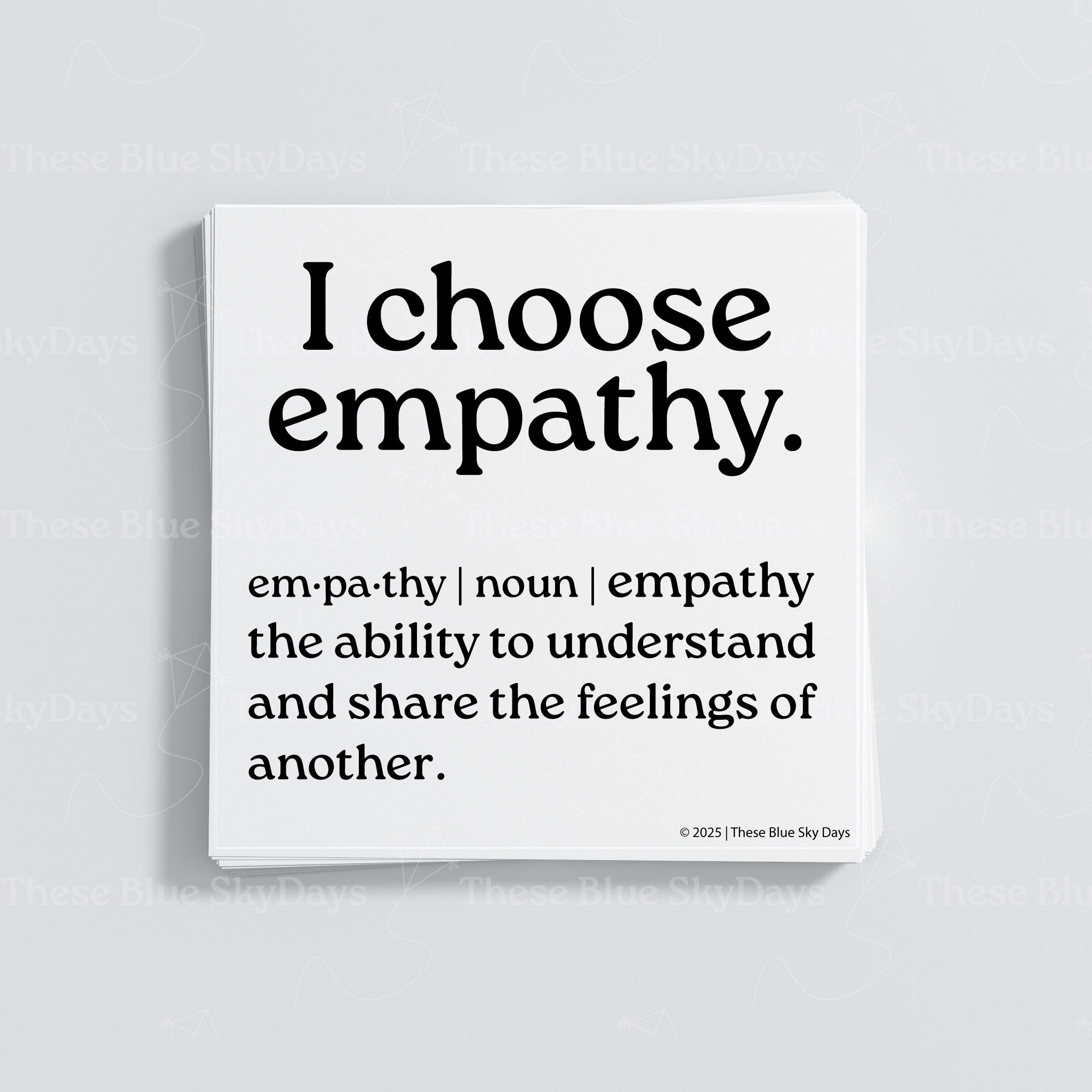 Empathy Sticker | Square