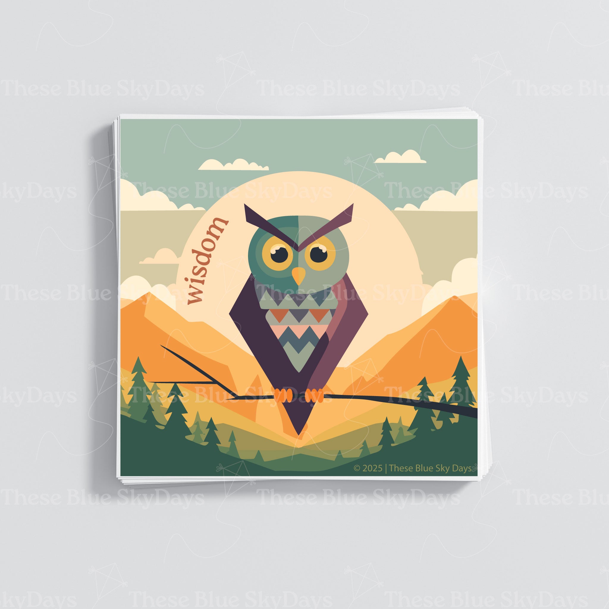 Wisdom sticker | Square
